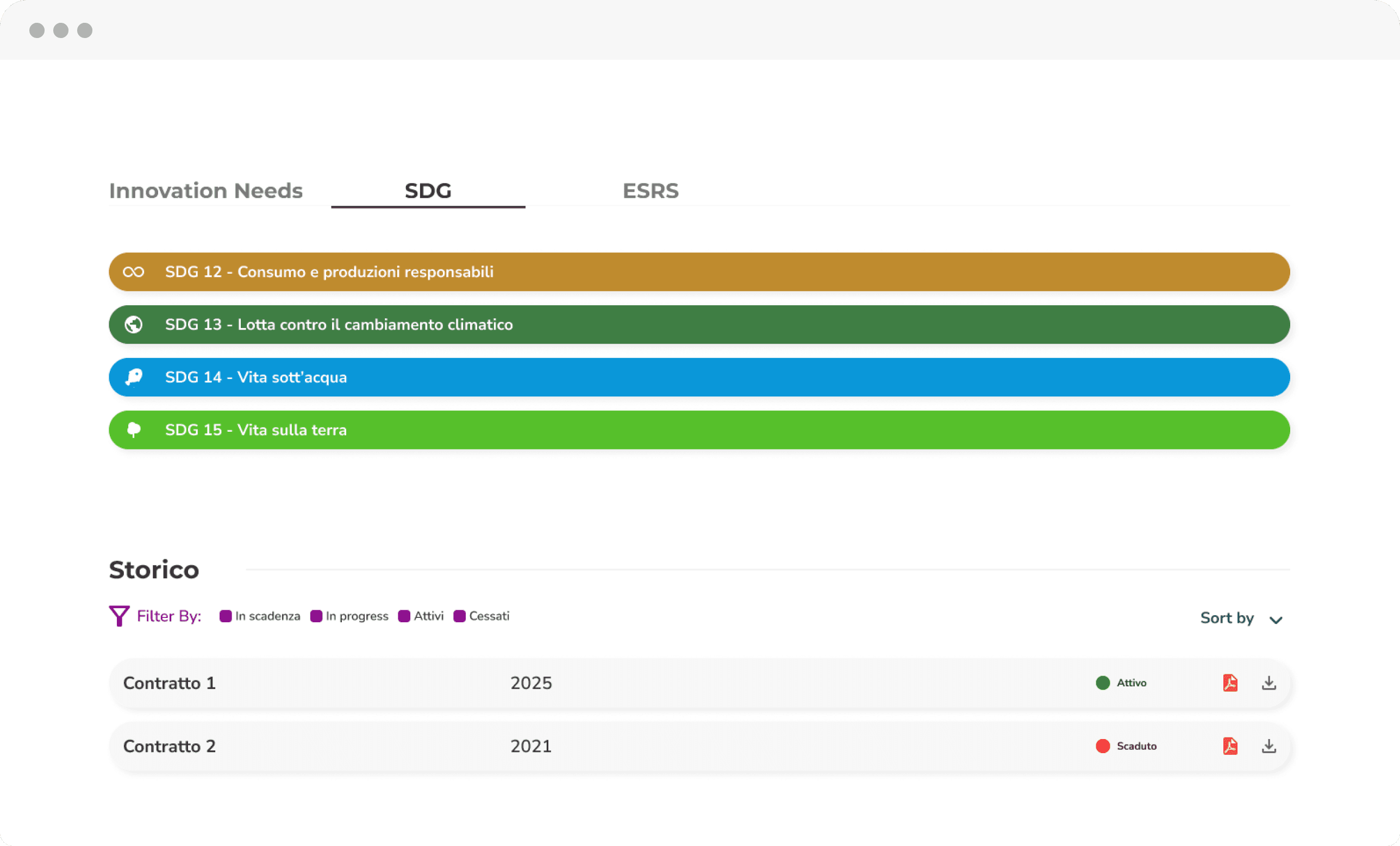 Monitora il tuo impatto